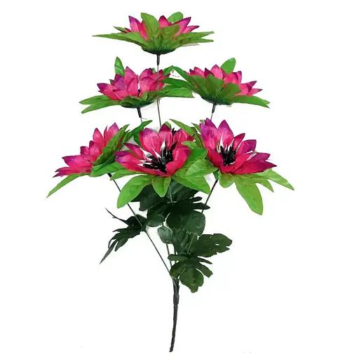 Букет с георгинами на 6 голов 46см 365-620 фото 4