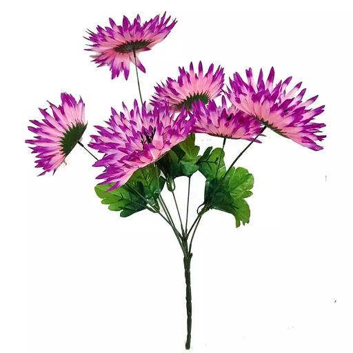 Букет ритуальный с астрами 7 голов 57см 261-500 фото 1