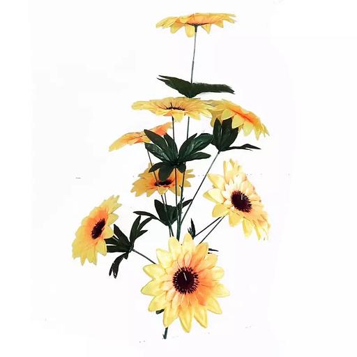 Букет с подсолнухами 9 голов 74см 345-032 фото 1