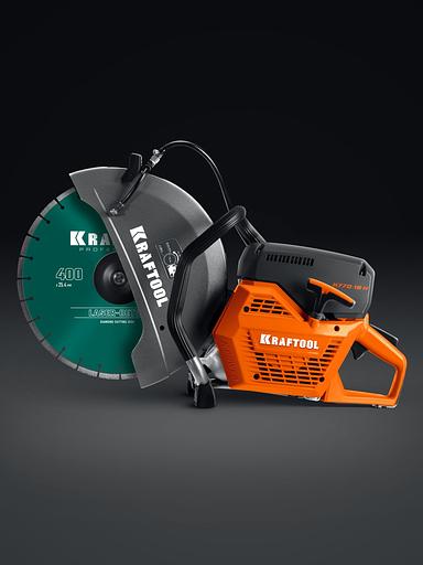 KRAFTOOL 3700 Вт, 400 мм, диск в комплекте, бензорез по бетону (бетонорез) (K770-16 H) фото 4