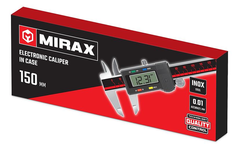 MIRAX 150 мм, электронный стальной штангенциркуль (34413-150) фото 5