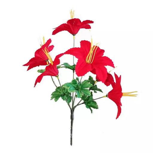 Букет бархатных колокольчиков 6 голов 32см 394-614 фото 5