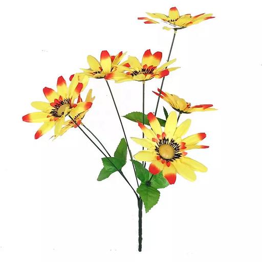 Букет с ромашками 7 голов 44см 350-487 фото 4