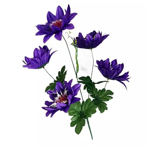 Букет с георгинами на 5 голов 50см 307-544 фото 2