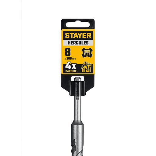 STAYER HERCULES-4Х 8x260 мм, SDS-plus бур (29290-260-08) фото 6