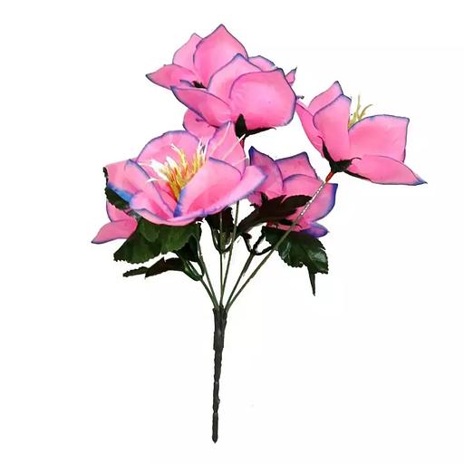 Букет лотоса на 6 голов 32см 392-546 фото 2