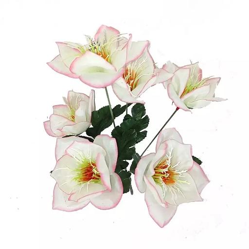 Букет лотоса на 6 голов 32см 392-546 фото 3