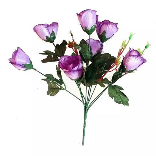 Букет роз на 7 голов 38см 215-441 фото 2