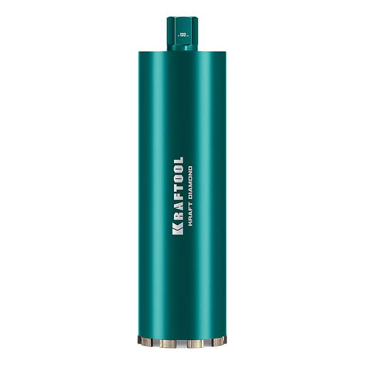 KRAFTOOL DIAMOND 132 мм (450 мм, 1 1/4″, лазерная сварка, сухое сверление с микроударом), алмазная коронка по железобетону (29825-132) фото 1