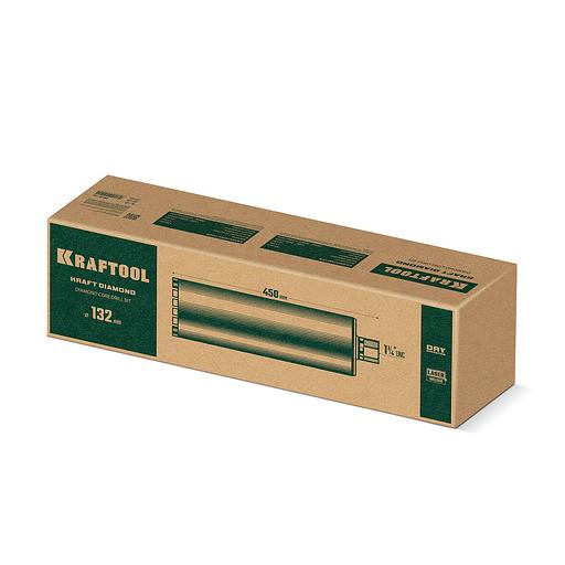 KRAFTOOL DIAMOND 132 мм (450 мм, 1 1/4″, лазерная сварка, сухое сверление с микроударом), алмазная коронка по железобетону (29825-132) фото 8