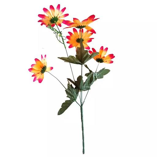 Букет ромашек на 5 голов 50см 283-487 фото 3