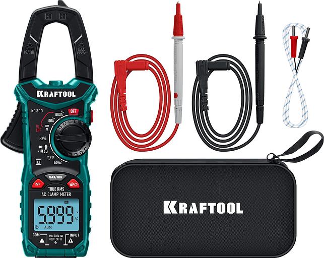 KRAFTOOL KC-300 Цифровые токовые клещи (59832) фото 3