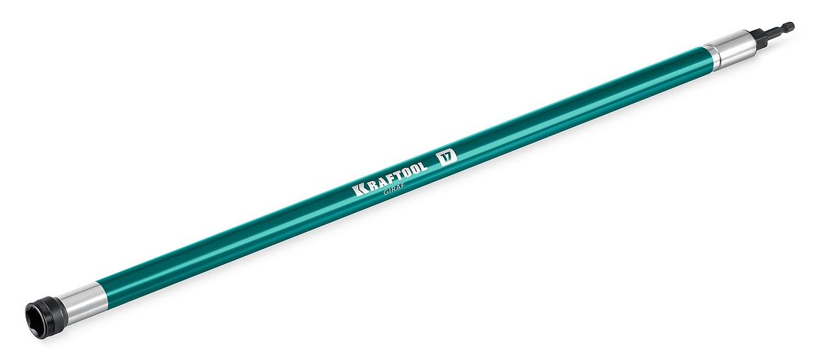 KRAFTOOL X-DRIVE LONG, 17 мм (М10), 585 мм, экстрадлинная ударная бита с торцовой головкой (26198-17) фото 1
