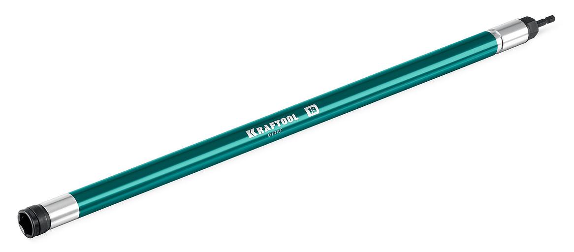 KRAFTOOL X-DRIVE LONG, 19 мм (М12), 585 мм, экстрадлинная ударная бита с торцовой головкой (26198-19) фото 1