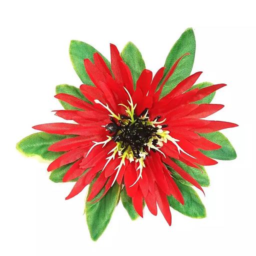 Головка астры Ратима с листом 3сл 17см 1-1 399АБ-л064-204-201-177-170Ч 1/28 фото 3