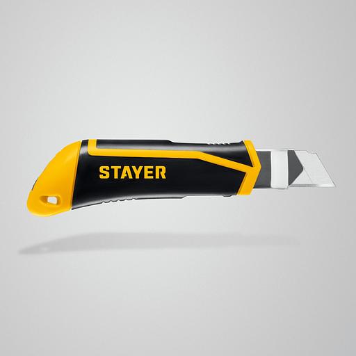 STAYER HERCULES-25, 25 мм, нож с винтовым фиксатором (09147) фото 3