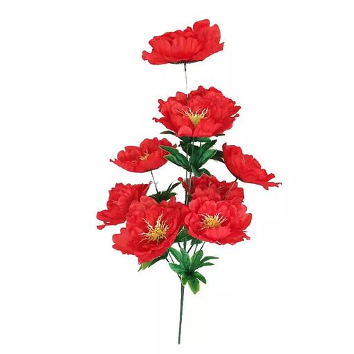 Букет пионов 9 голов 74см 372-624 фото 3