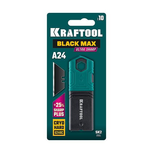 KRAFTOOL BlackMax-A24, 10 шт, трапециевидные лезвия (09624-S10) фото 5