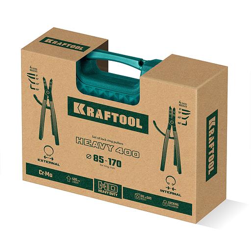 KRAFTOOL HEAVY 400 внешний/внутренний, съемник стопорных колец (22815) фото 5