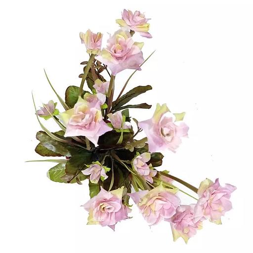 Цветы в горшке 9 роз с мелкими розочками фото 2