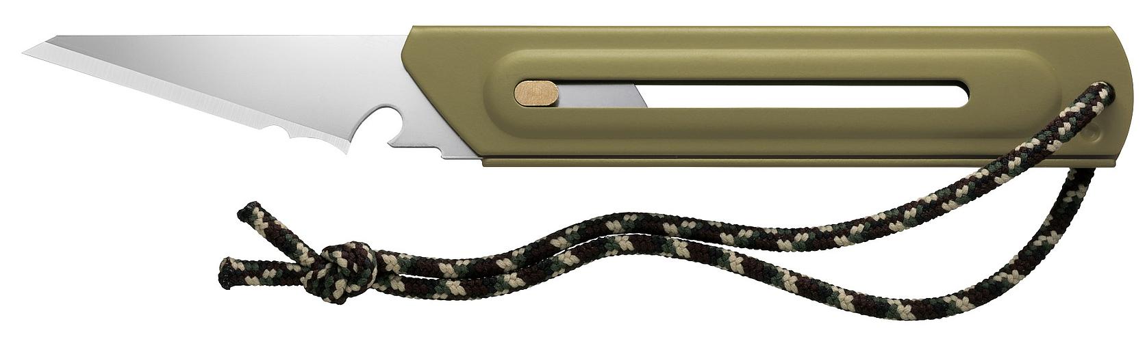 OLFA WORKS BK1 BUSHCRAFT KNIFE многоцелевой нож со сменным лезвием (OW-BK1-OD) фото 3