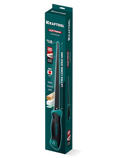 KRAFTOOL EXTREM SUPERSAW 250 мм, Мощная выкружная ножовка (15179-25) фото 2