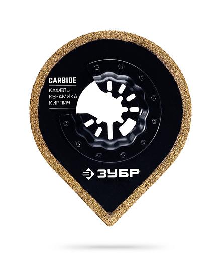 ЗУБР CARBIDE ВК8 Р60, 70x1.8 мм полотно дисковое угловое с твердосплавной крошкой: керамика, кирпич, пенобетон, StarQuick (15579-70) фото 1