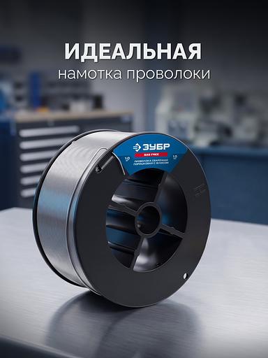 ЗУБР П-СП, d 1.0 мм, 1 кг, порошковая сварочная проволока (с флюсом), тип E71T-GS, Профессионал (40080-1.0-1) фото 3
