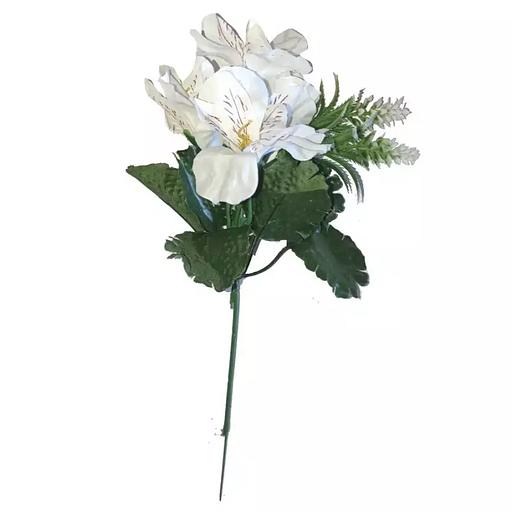 Букет Альстромерии (6 цветков и 2 веточки) 4м071 30см фото 4