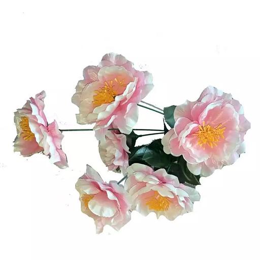 Букет с пионами на 6 голов 42см 362-673 фото 1