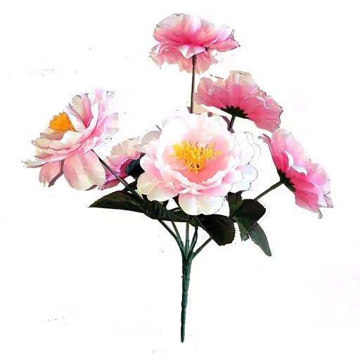 Букет с пионами на 6 голов 42см 362-673 фото 2