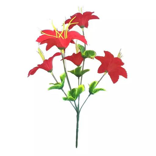 Букет бархатных колокольчиков 6 голов 38см 331-614 фото 2