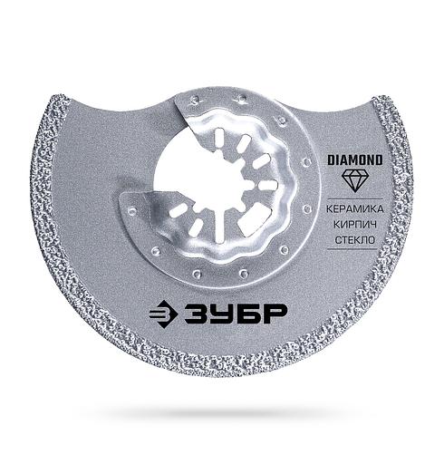 ЗУБР DIAMOND 85x2.2 мм полотно дисковое с алмазным зерном Р40: керамика, мрамор, стекло, кирпич, StarQuick (15584-85) фото 1