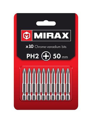 MIRAX PH2, 50 мм, 10 шт, биты (26271-2-50-10) фото 1