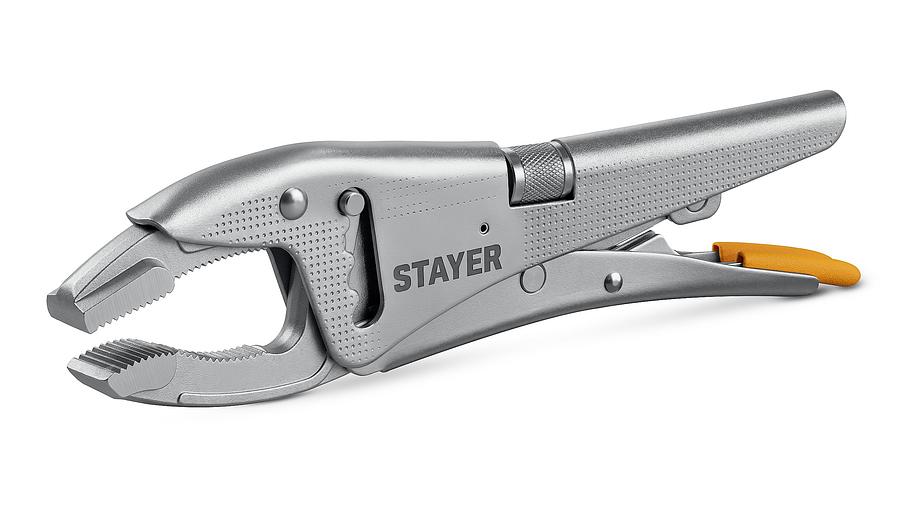 STAYER Vario Clamp, 250 мм, зажимные клещи с широким зевом (2247) фото 1