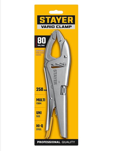 STAYER Vario Clamp, 250 мм, зажимные клещи с широким зевом (2247) фото 2