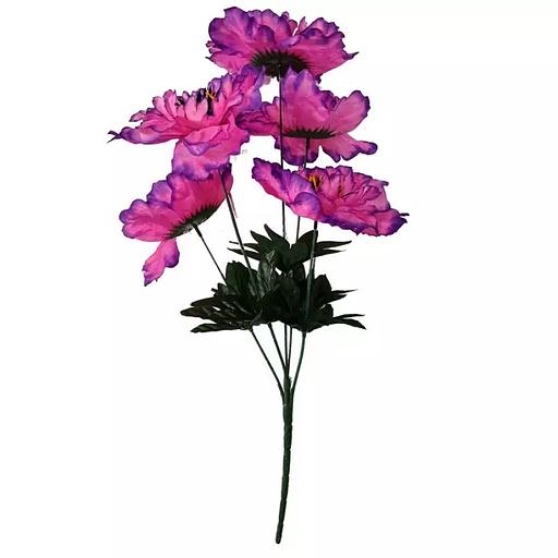 Букет пионов 5 голов 57см 380-571 фото 3