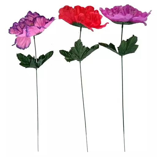 Искусственный пион на ножке 45см 281-624 фото 4