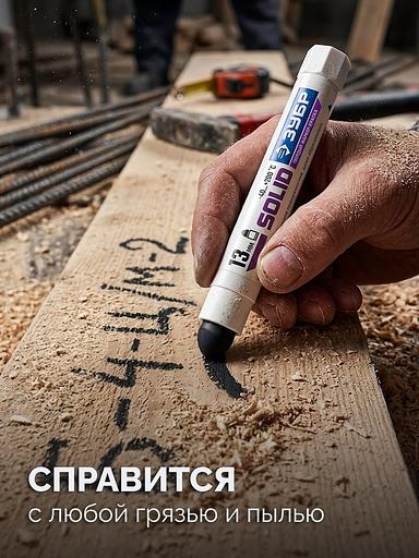 ЗУБР МКТ-1300 черный, 10-13 мм твердый маркер-краска (06350-2) фото 5
