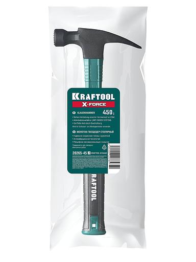 KRAFTOOL X-FORCE 450 г, столярный молоток-гвоздодёр (20265-45) фото 6