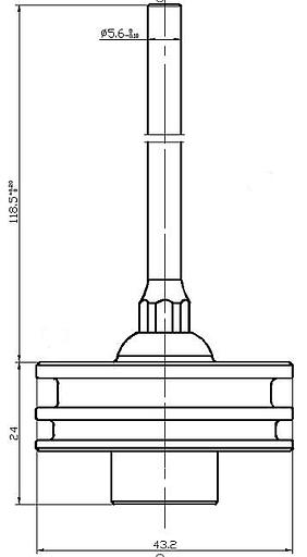 ЗУБР CNW-57, сменный боек для барабанного нейлера 31910, Профессионал (31910-PK) фото 2