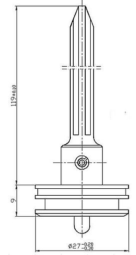 ЗУБР Т300-50, сменный боек для нейлера 31933, Профессионал (31933-PK) фото 2