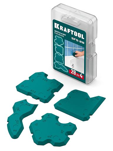 KRAFTOOL SFS-28 набор специальных шпателей для формирования швов герметика (10121-H4) фото 1