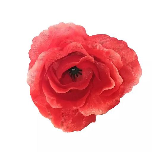 Головка розы полураскрытый бутон 4сл 7см 1м047 фото 4