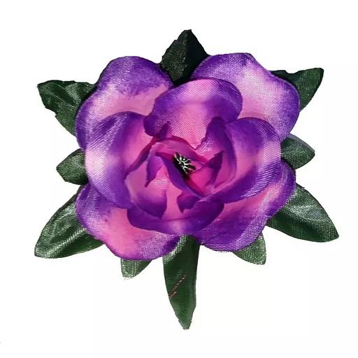 Головка розы Ясмин с листом 4сл 14см 393АБВ-л068-201-190-109(012,202) 1/42 фото 3