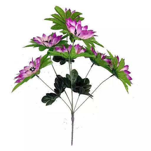 Букет с георгинами 7 голов 42см 386-620 фото 4