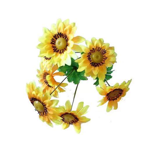 Декоративное растение букет гацании 7 голов 34см 390-390 фото 2