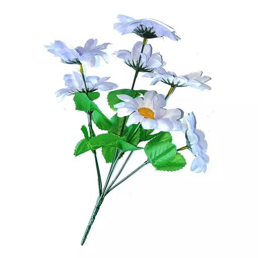 Букет ромашек 7 голов с мягк. серединой 31см фото 1