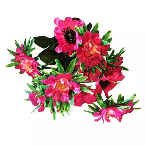 Букет астр с герберами 12 голов (6+6) 38см 094-596+599 фото 1