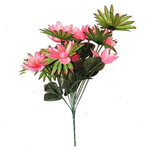 Цветочная композиция с георгинами 12 голов (6+6) 38см 094-315+516 фото 2